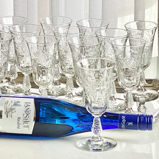 Vintage Rock Sharpe Dartelle Glasses - Set of 12