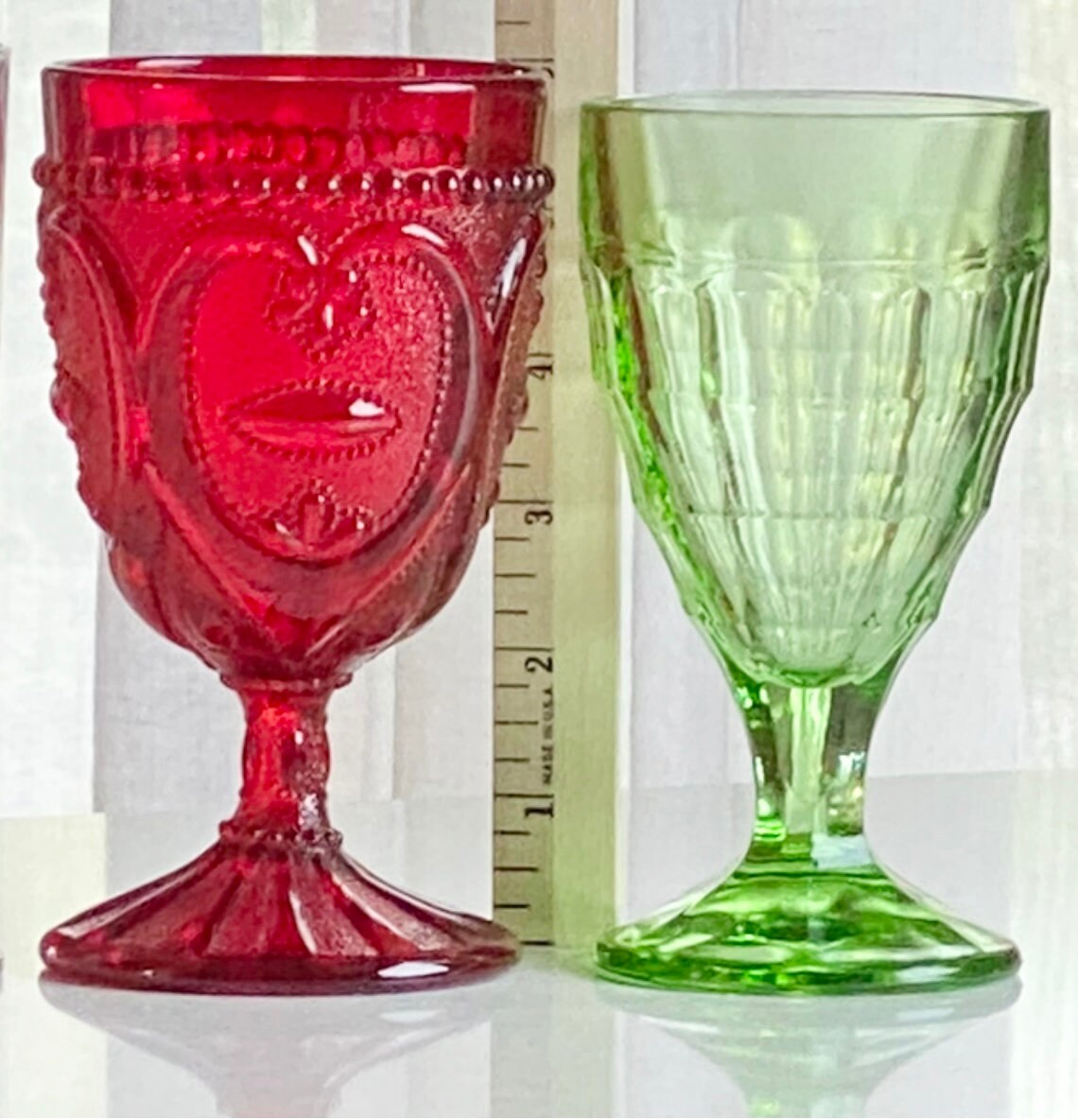 Mixed Set of Four (4) Vintage MCM Glasses (Set #623A)