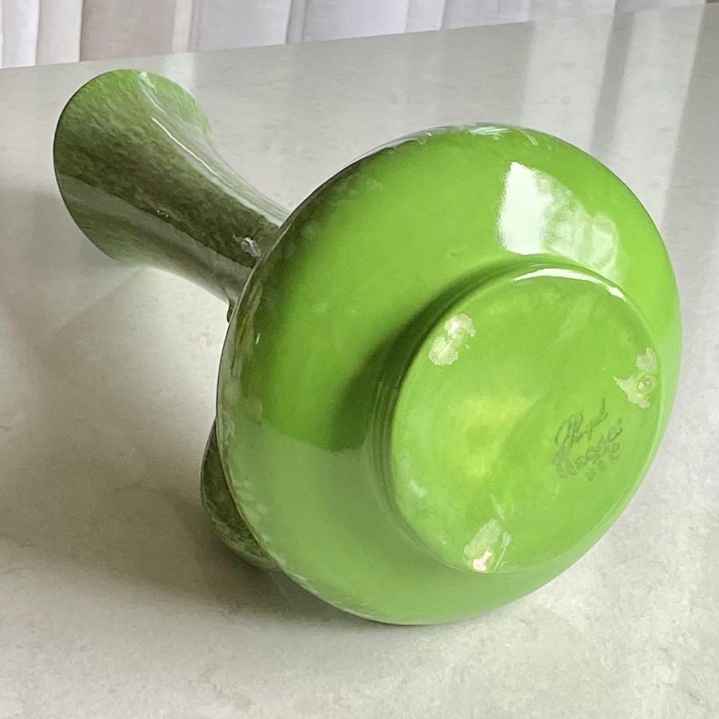 Vintage Royal Haeger Green Drip Glaze Pitcher / Vase