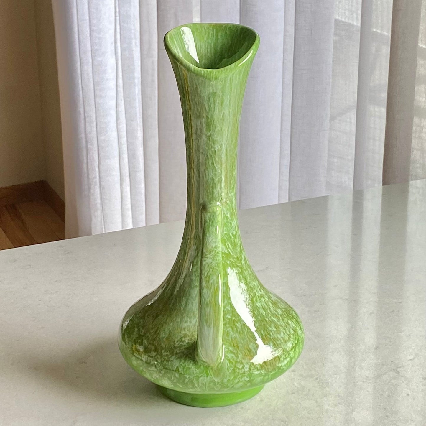 Vintage Royal Haeger Green Drip Glaze Pitcher / Vase