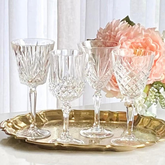 Mixed Set of Four (4) Vintage Glasses