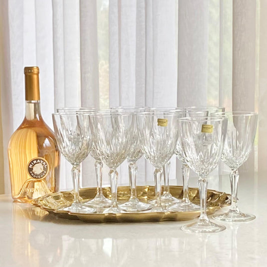 Vintage Cristal D&#39;Arques-Durand Luminarc Georgetown - Set of 12