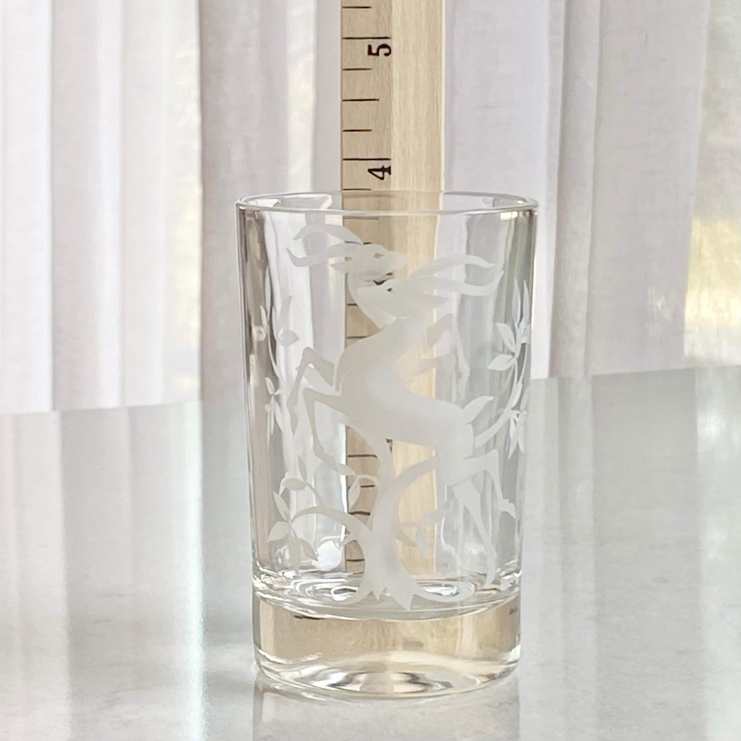 Vintage Federal Glass 6 ounce Gazelle Tumblers (circa 1951 - 1960)  - Set of 12