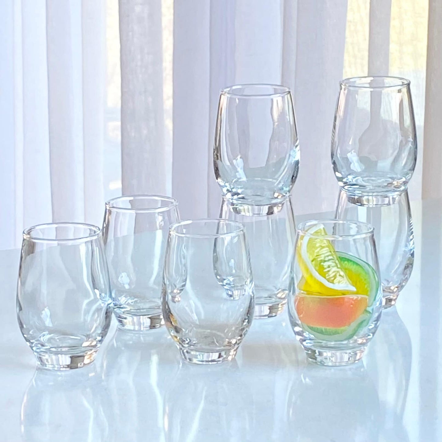 Vintage Libbey Tempo MCM 6 Ounce Glasses - Set of 8