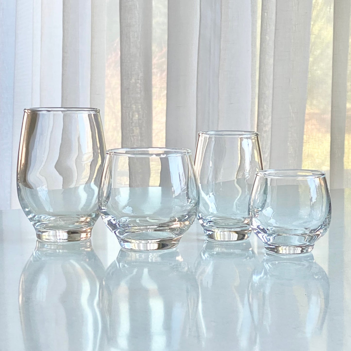 Vintage Libbey Tempo MCM 6 Ounce Glasses - Set of 8