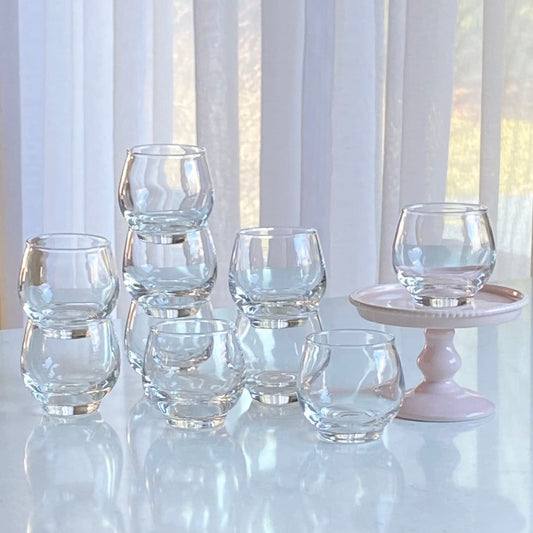 Vintage Libbey Tempo MCM 4 Ounce Glasses - Set of 10